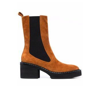 Khaite Calgary Suede Chelsea Boots Size 39